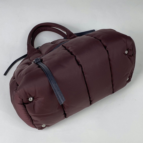 Prada Handbags - Prada Bomber Shoulder Bag purple Tessuto logo plate